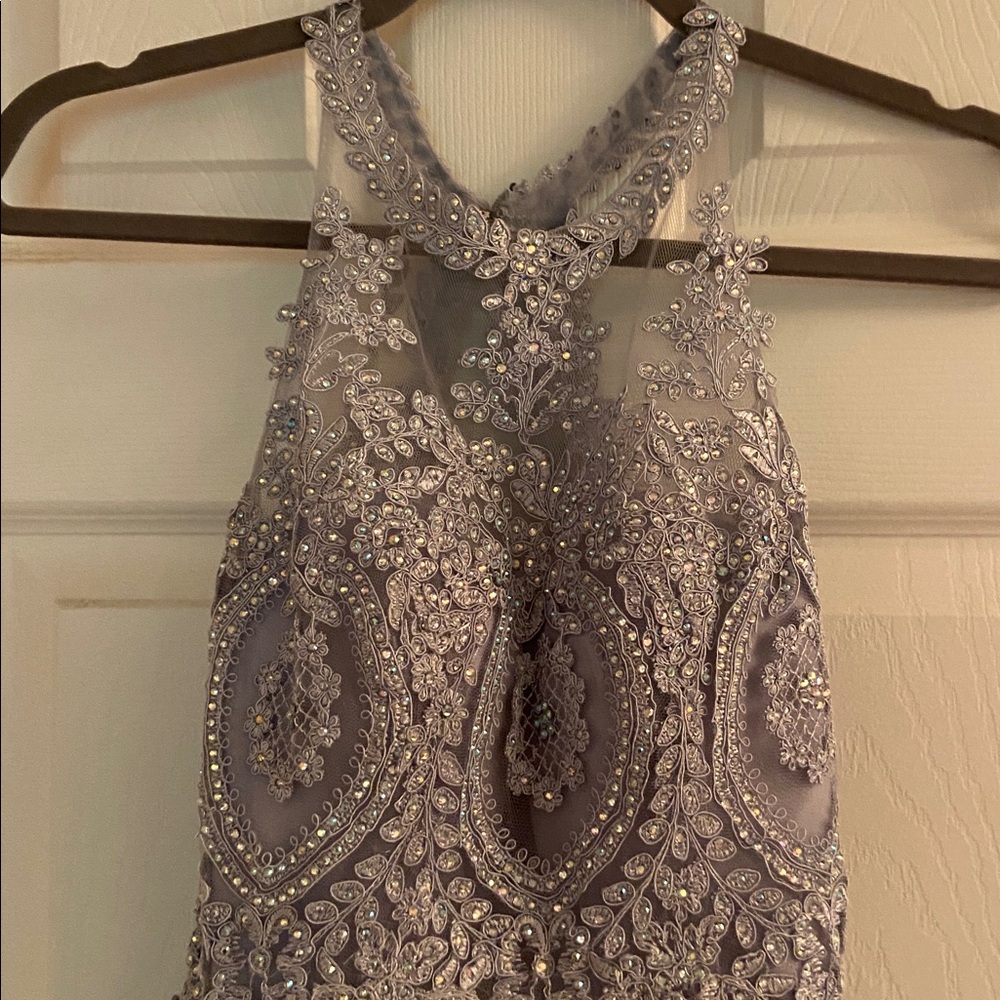 Boubou Elegant Periwinkle Halter Dress - Picture 3 of 11